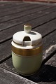 Dagmar with gold Danish porcelain, Covered mustard pots