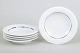 Royal Copenhagen, set of five Sirius deep plates.