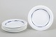 Royal Copenhagen, set of five Sirius salad plates.