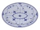 Blue Fluted Half LacePlatter 36 cm. #533