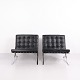 Pair of Ludwig Mies van der Rohe Barcelona Chairs in ...