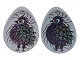 Royal Copenhagen TeneraSmall dish with purple ...
