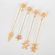 Andreas Mikkelsen for Georg Jensen, set of four Golden ...