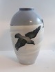 Royal Copenhagen. Vase with crows. Model 1412 - 47D. ...