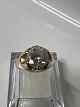 Vintage / Cocktail ring with clear stone in 14 ...