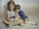 Royal Copenhagen Figurine, Children reading