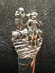 Little Claus and Big Claus children's cutlery in Danish gold-plated solid silver. Child's spoon