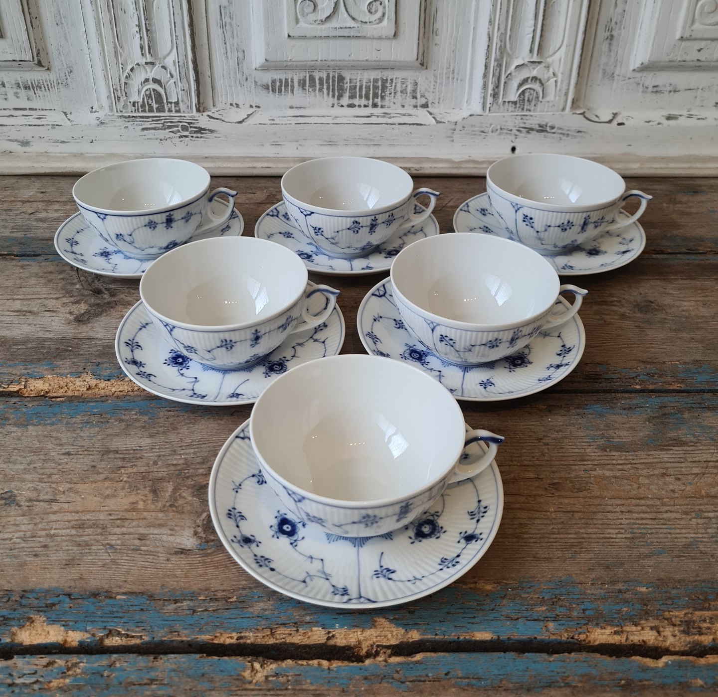  Royal Copenhagen Blue Fluted large teacup No. 315,  Factory second