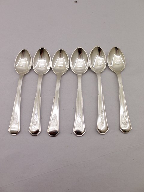 Hans Hansen  Arvesølv No. 8 teaspoons