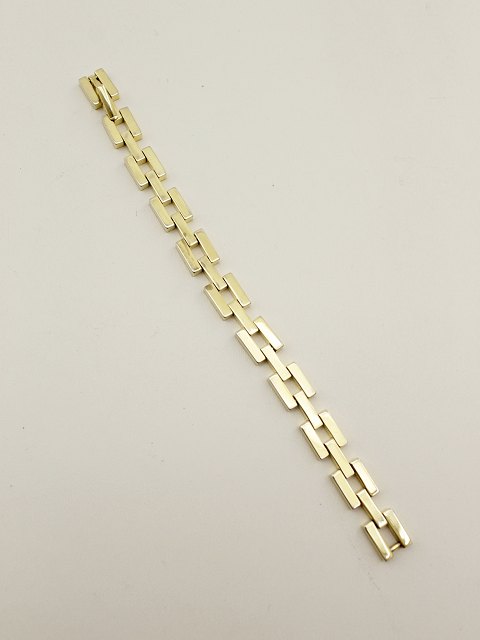 Gold double bracelet