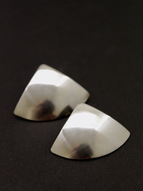 Hans Hansen triangular sterling silver studs sold