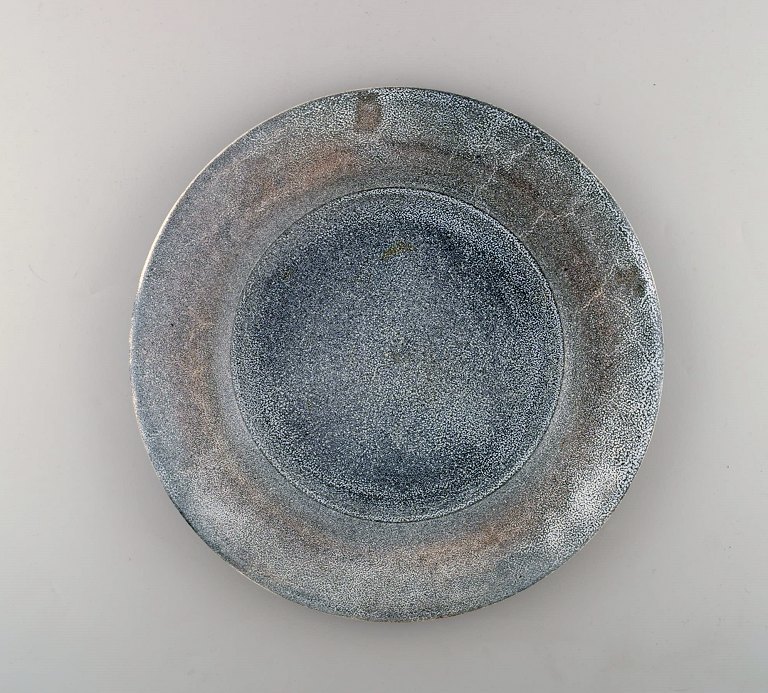 Kähler, Denmark, Large round dish in glazed stoneware, 1930