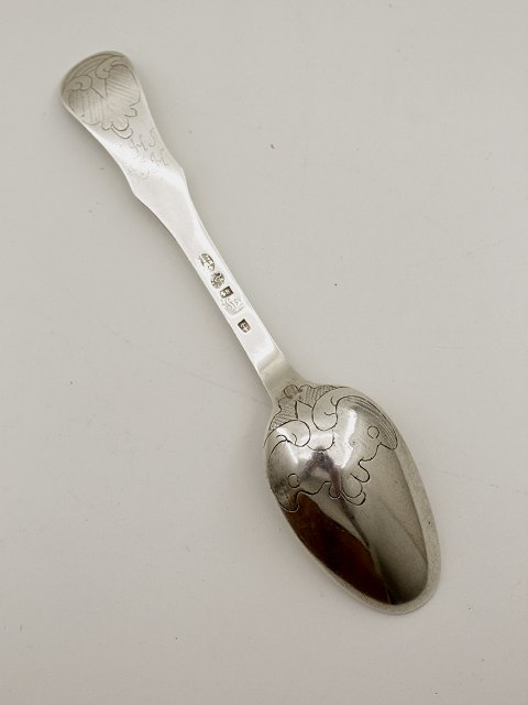 Baroque silver spoon