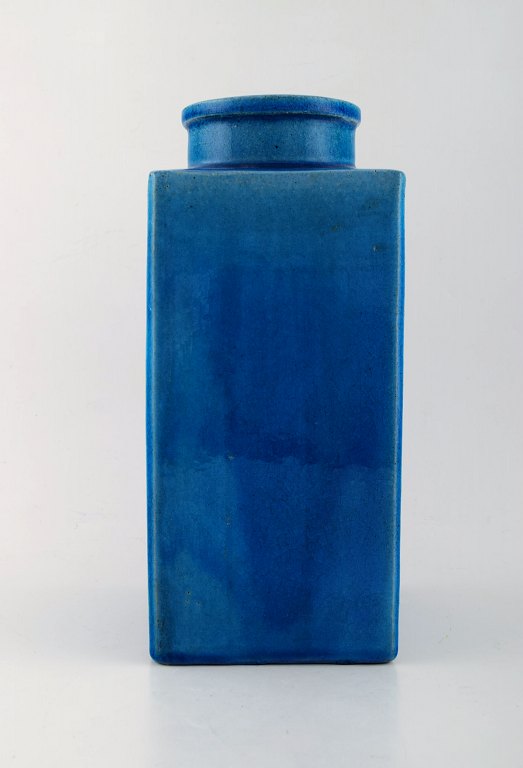 Kähler, HAK. Stor glaseret keramik vase i moderne design. 1960/70