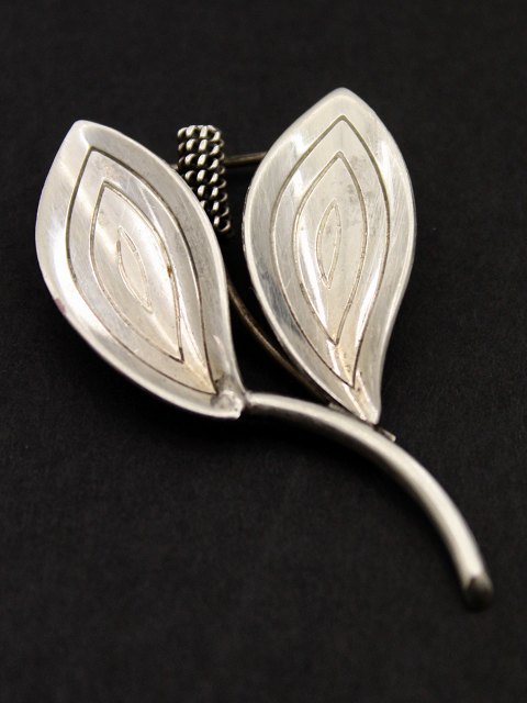 Sterling silver art deco brooch