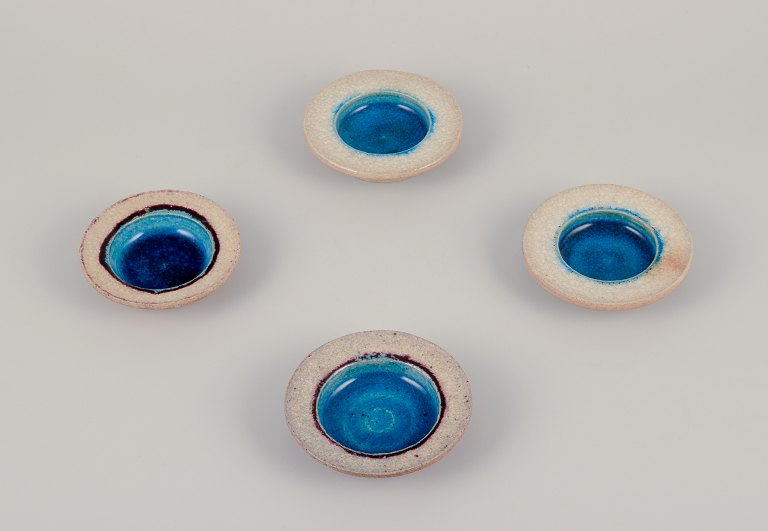 Nils Kähler for Kähler. Four small ceramic bowls.