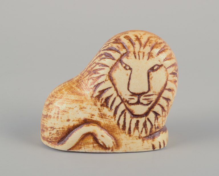 Lisa Larson for Gustavsberg, Sweden.
Lion in glazed ceramic.