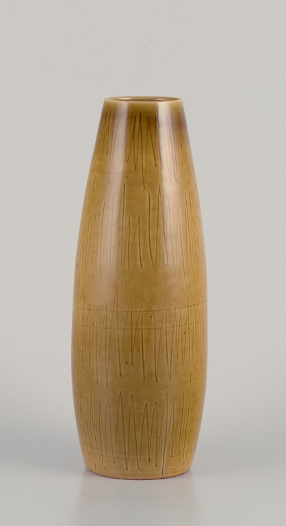 John Andersson for Höganäs, Sweden. Large unique ceramic vase.