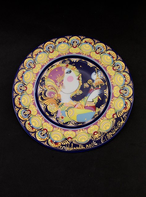 Bjørn Wiinblad Christmas plate 1980