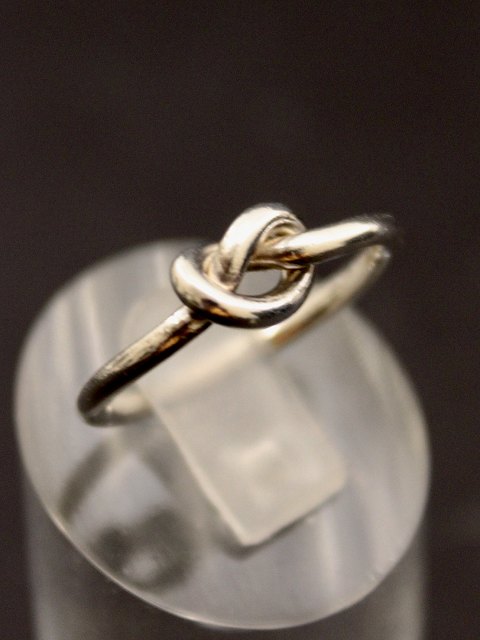 Georg Jensen Sterling silver "Love Knot" ring