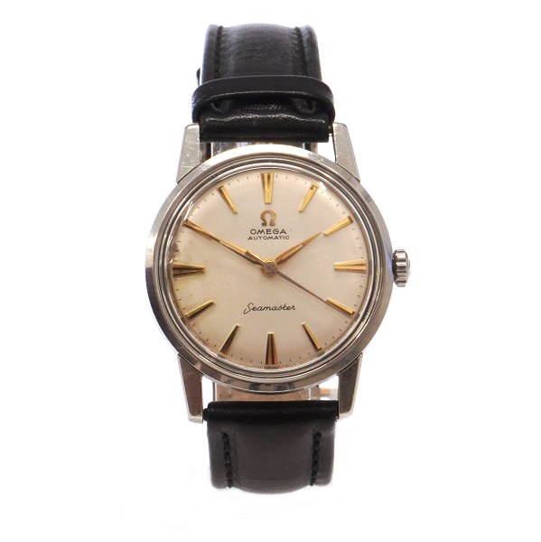 Omega Seamaster Automatic stål fra ca. år 1960 ref. 14704 5SC. Værk kaliber 591. 
D: 34mm