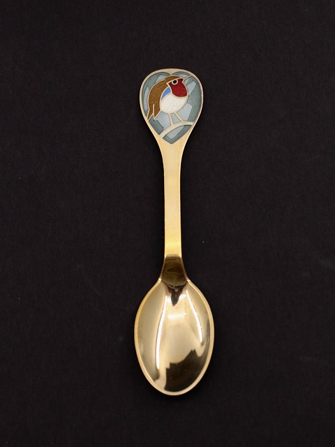 A Michelsen gold-plated sterling silver Christmas spoon 1981