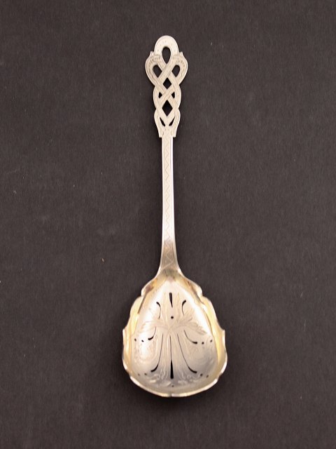 Silver sugar spoon