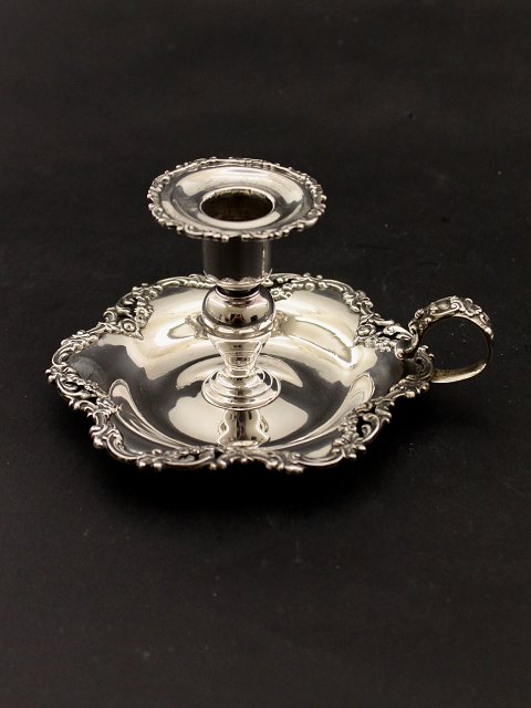 Sterling silver chamber candlestick