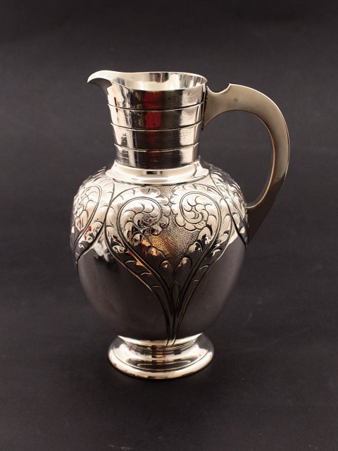 Art Nouveau  silver jug