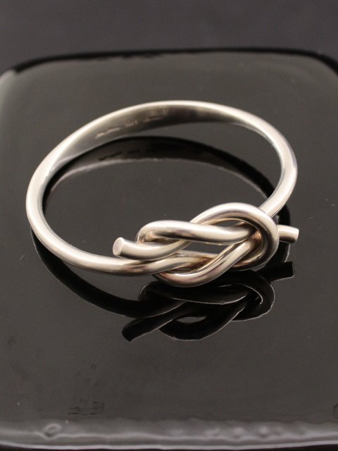 Hans Hansen "Knot" sterling silver bangle