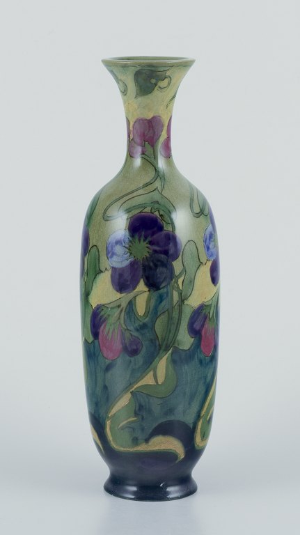 Zuid-Holland, Gouda. Antique and unique Art Nouveau vase.