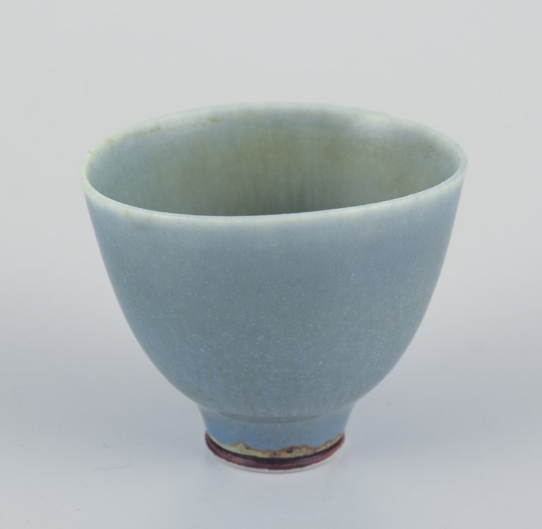 Berndt Friberg for Gustavsberg Studiohand, Sweden. 
Unique miniature ceramic bowl.