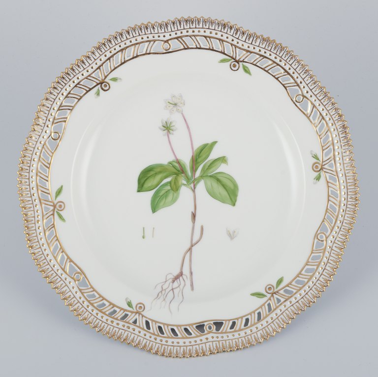 Royal Copenhagen Flora Danica openwork lunch plate.