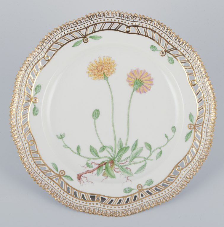 Royal Copenhagen Flora Danica openwork lunch plate.