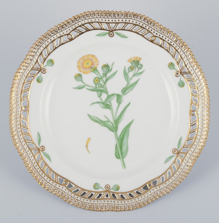 Royal Copenhagen Flora Danica openwork lunch plate.