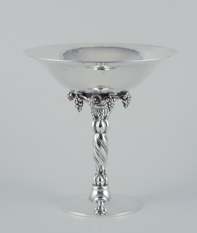 Georg Jensen grape cluster centrepiece in sterling silver.