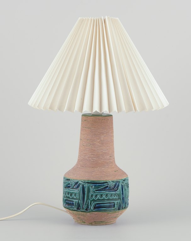 Fratelli Fanciullacci, Italian studio ceramicist.
Ceramic table lamp.