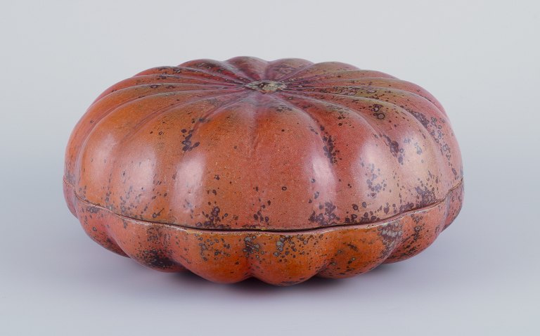 Hans Hedberg, for Biot, France. 
Large unique pumpkin sculpture.