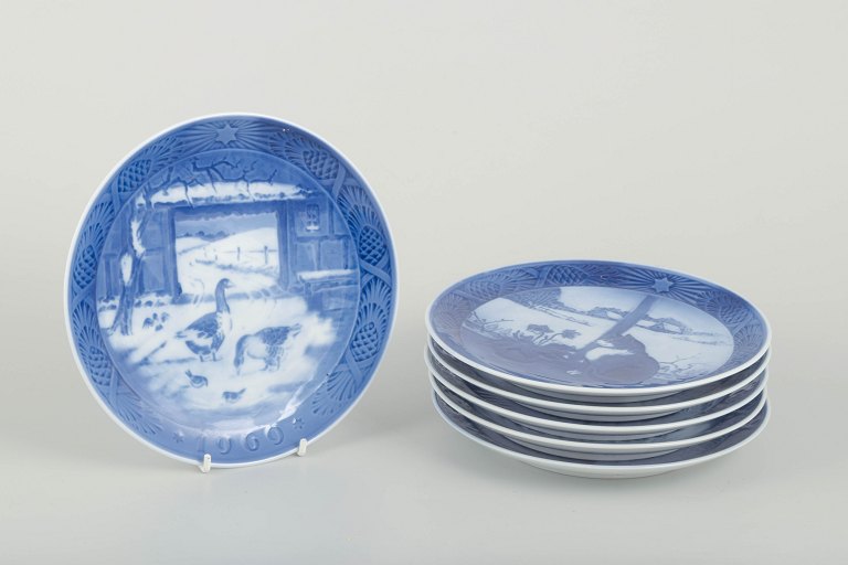 Royal Copenhagen
6 juleplatter.
Årgange: 1969, 1970, 1971, 1972, 1975 og 1976
