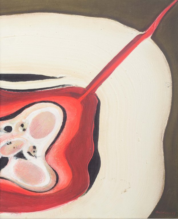 Uno Svensson (1920–1990)
Swedish artist
Abstract composition.
Oil on canvas.