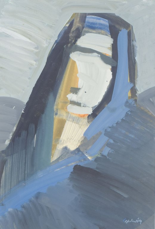 Jerker Helander, Swedish artist
Abstract composition.
Gouache on paper.