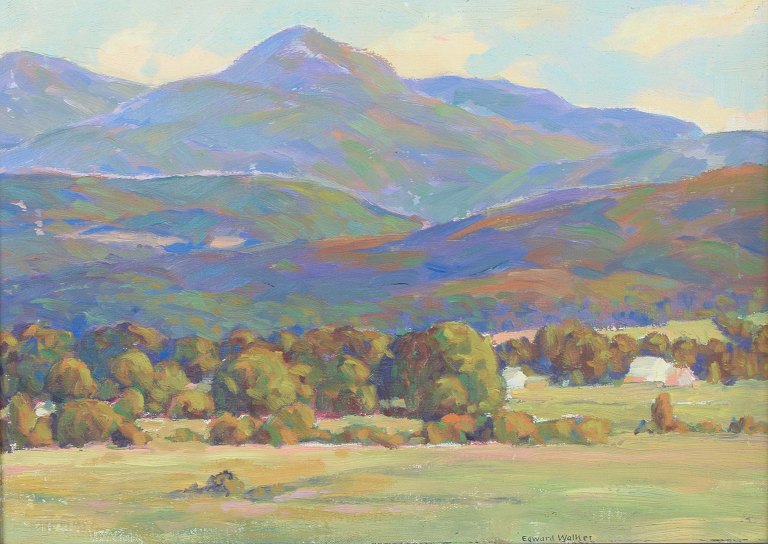 Edward Walker (1879–1955)
“Pico and Killington Peaks”.
Oil on canvas.