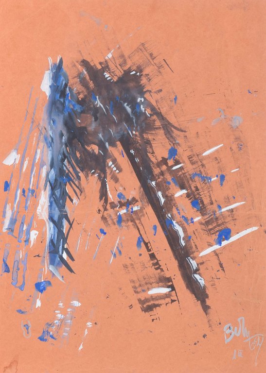 Unknown artist
Abstract composition.
Mixed media on paper.