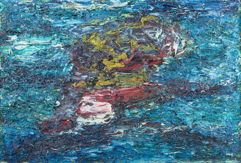 Scandinavian artist
Abstract composition.
Oil on canvas.