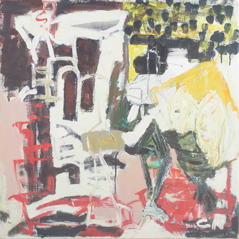 Christel Maria Nolle (b. 1944)
“Landscape”. 1995.
Oil on canvas.