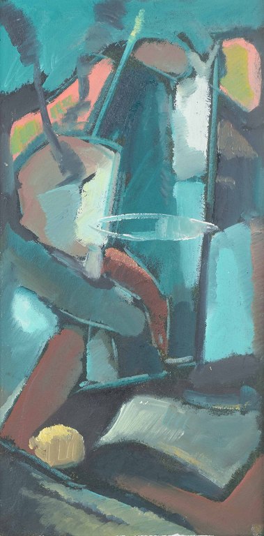 Scandinavian artist
Abstract composition.
Oil on board.