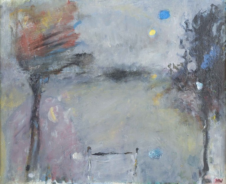 Håkan Wennström, Swedish artist.
“Grinden”.
Oil on canvas.