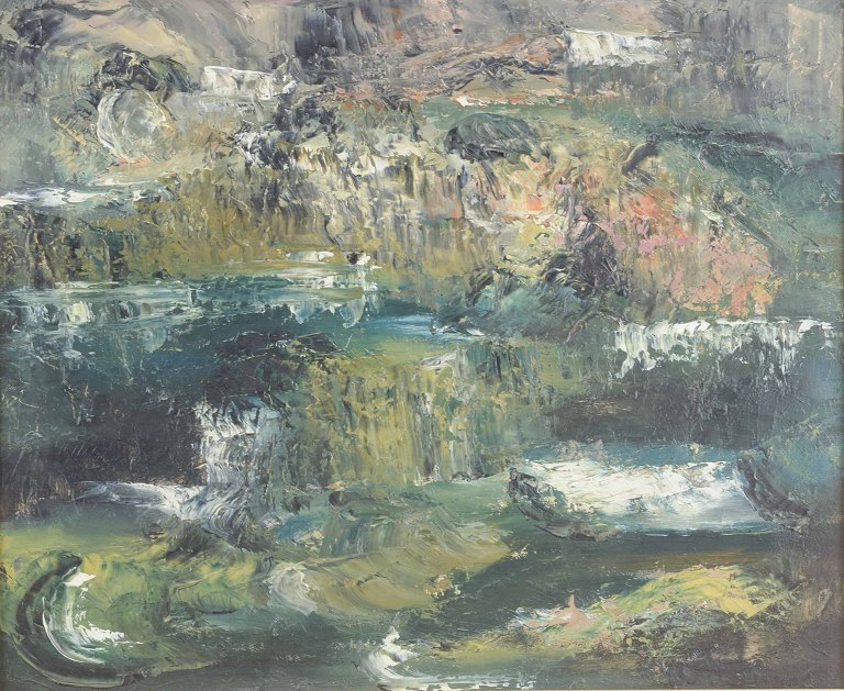 Gösta Jonsson
Abstract composition.
Oil on canvas.