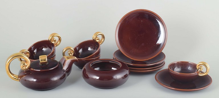 Marcel Giraud, Vallauris, France
Tea service for 5 persons, 1960/70s.