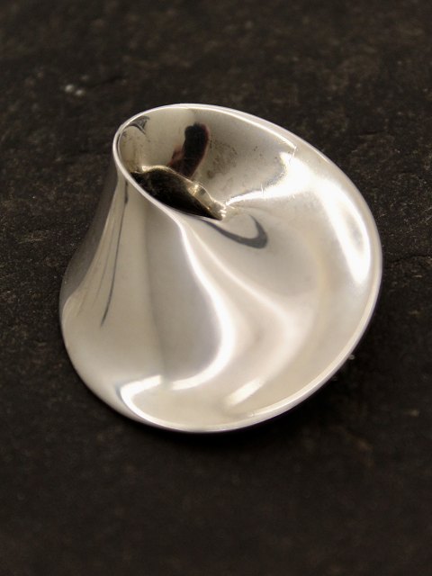 Georg Jensen Sterling Silver Möbius Brooch #374B